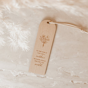 Wooden Bookmark - Personalisation Available