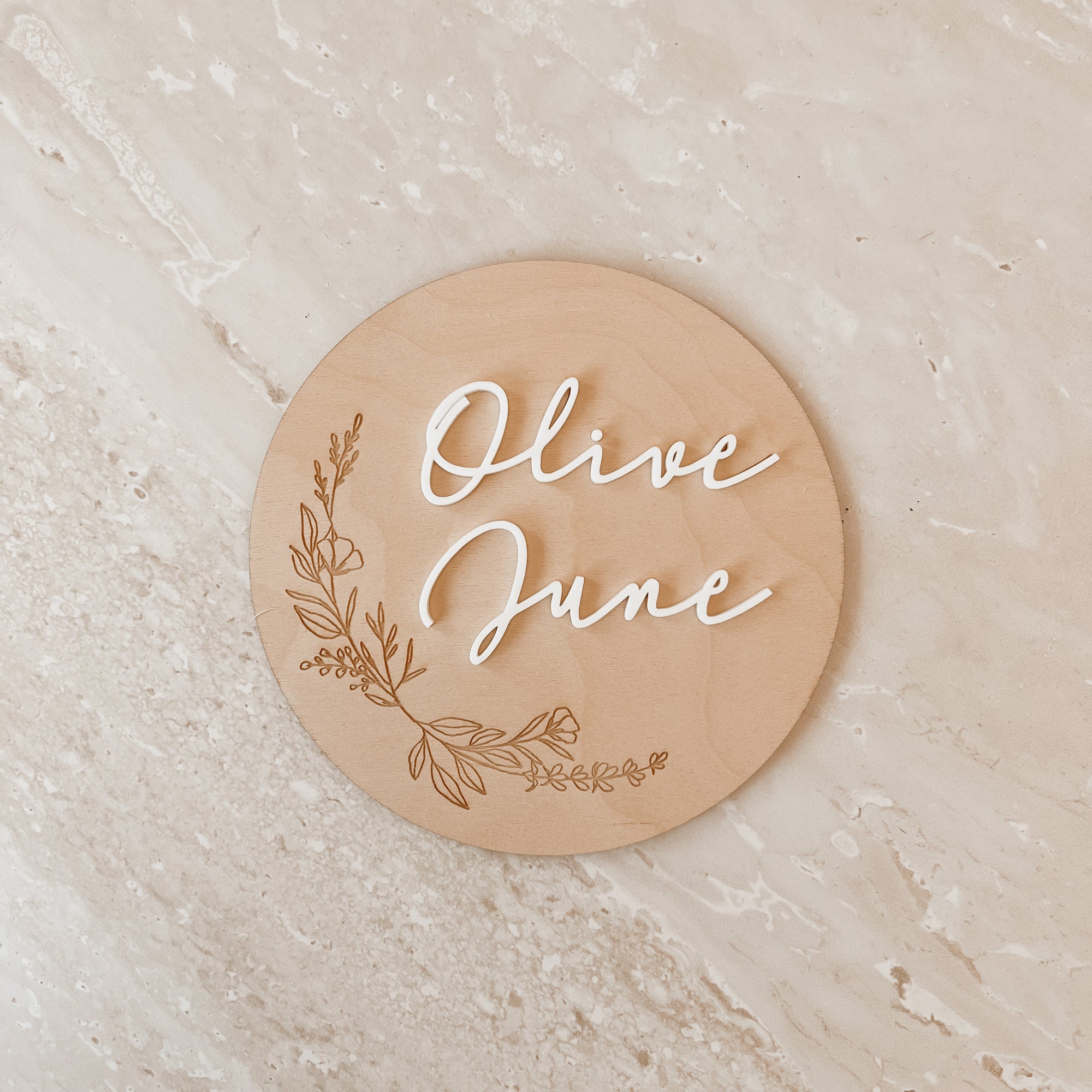 15cm Personalised Wooden Plaques