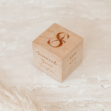 Load image into Gallery viewer, Personalised Baby Keepsake Cube