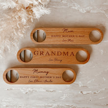 Load image into Gallery viewer, Personalised Wooden Bottle Opener - Mother&#39;s Day