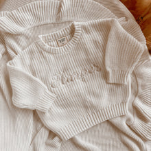 Load image into Gallery viewer, Mini Knit Sweater - Milk