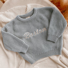 Load image into Gallery viewer, Mini Knit Sweater - Powder Blue