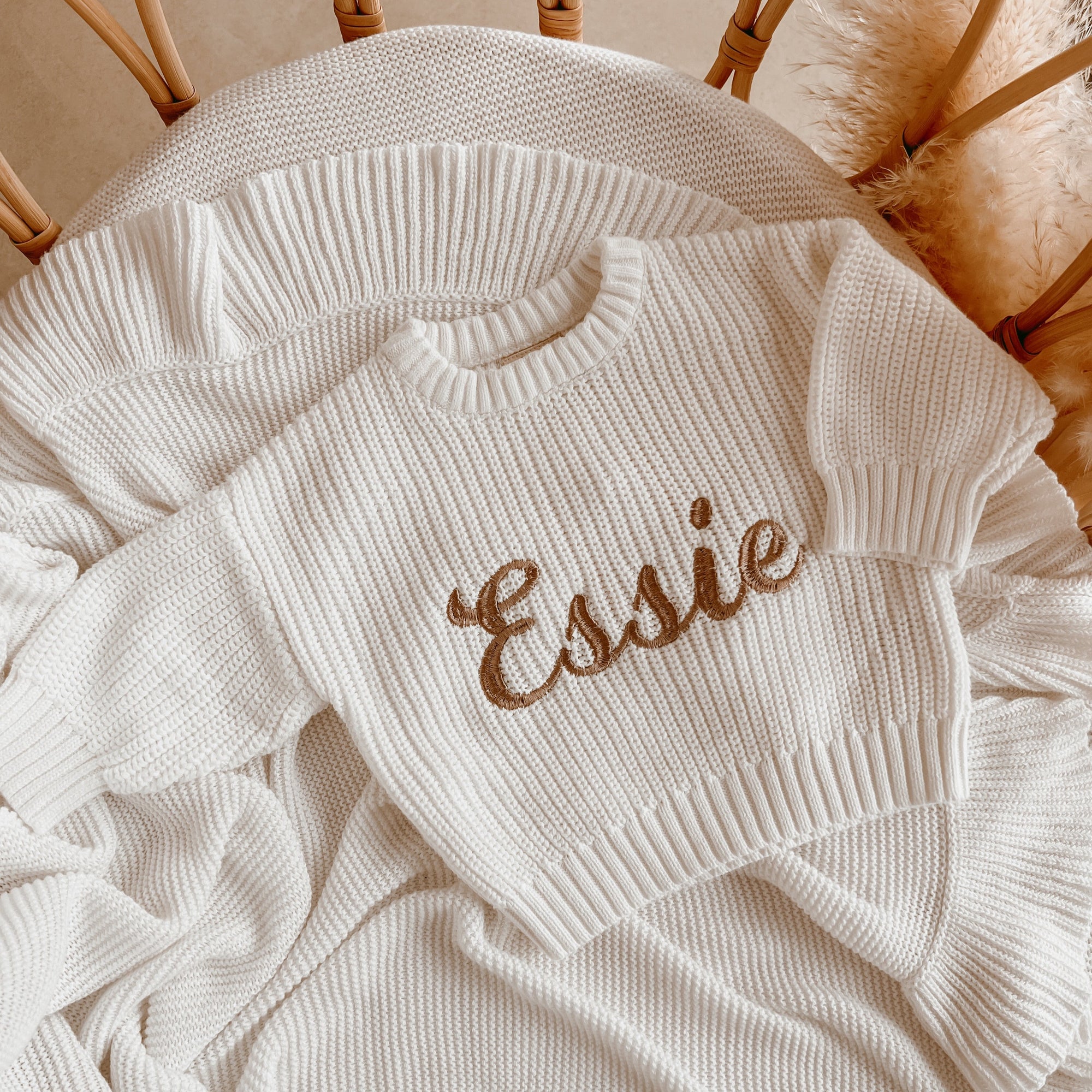 Mini Knit Sweater - Milk