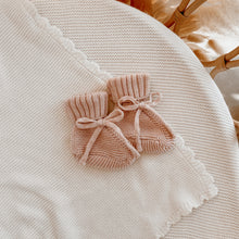 Load image into Gallery viewer, Mini Knit Booties - Pink Lemonade