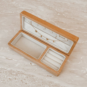 ALMOST PERFECT - Wooden Jewellery Box - Floral