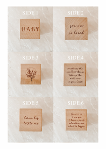 ALMOST PERFECT - ‘Baby’ Keepsake Cube