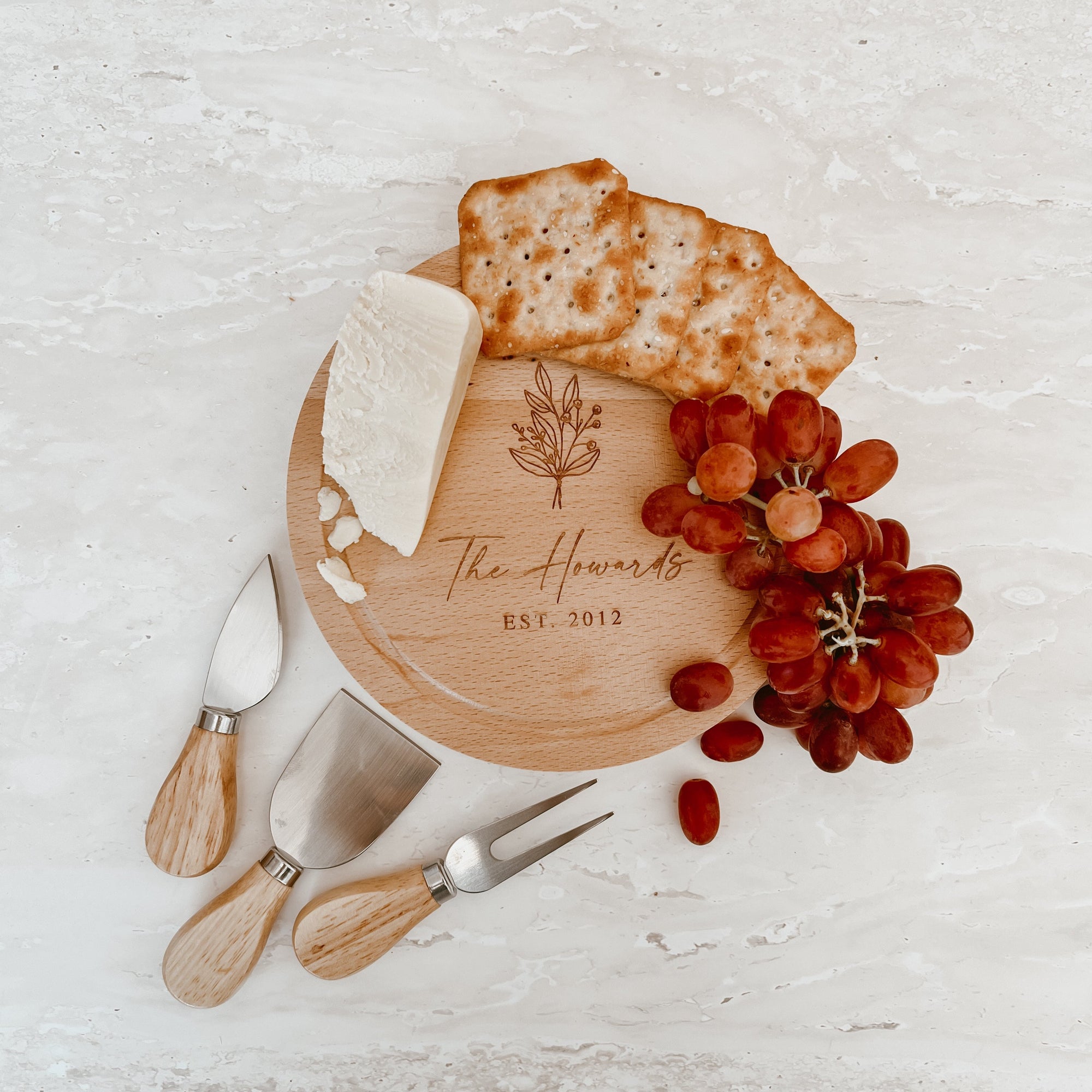 Personalised Wooden Cheeseboard