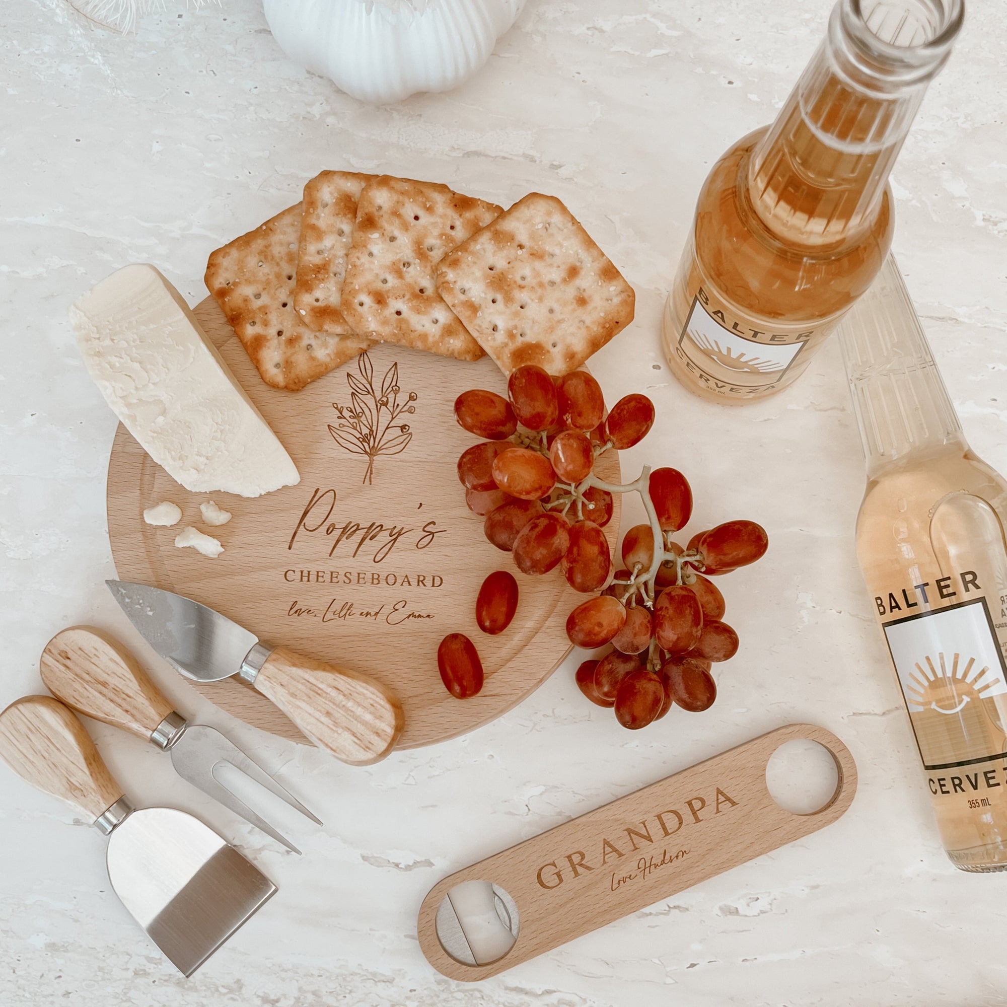 Personalised Wooden Cheeseboard