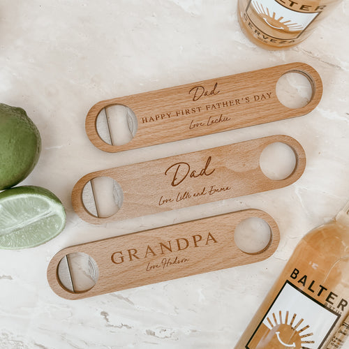 Personalised Wooden Bottle Opener