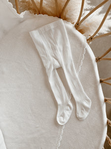 Milk Knitted Stockings
