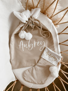 Personalised Holiday Velvet Stocking