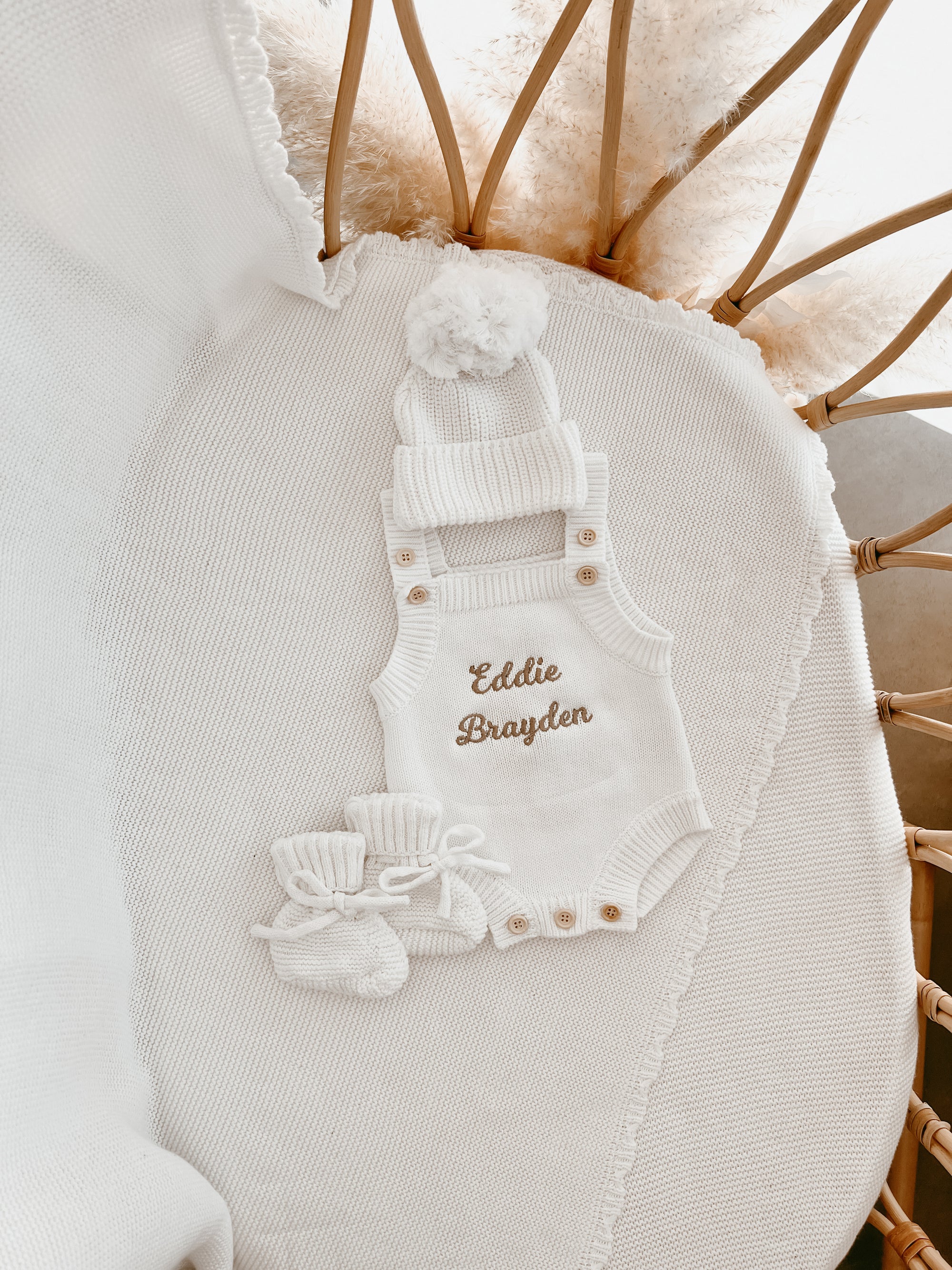 Milk Singlet Mini Knit Romper