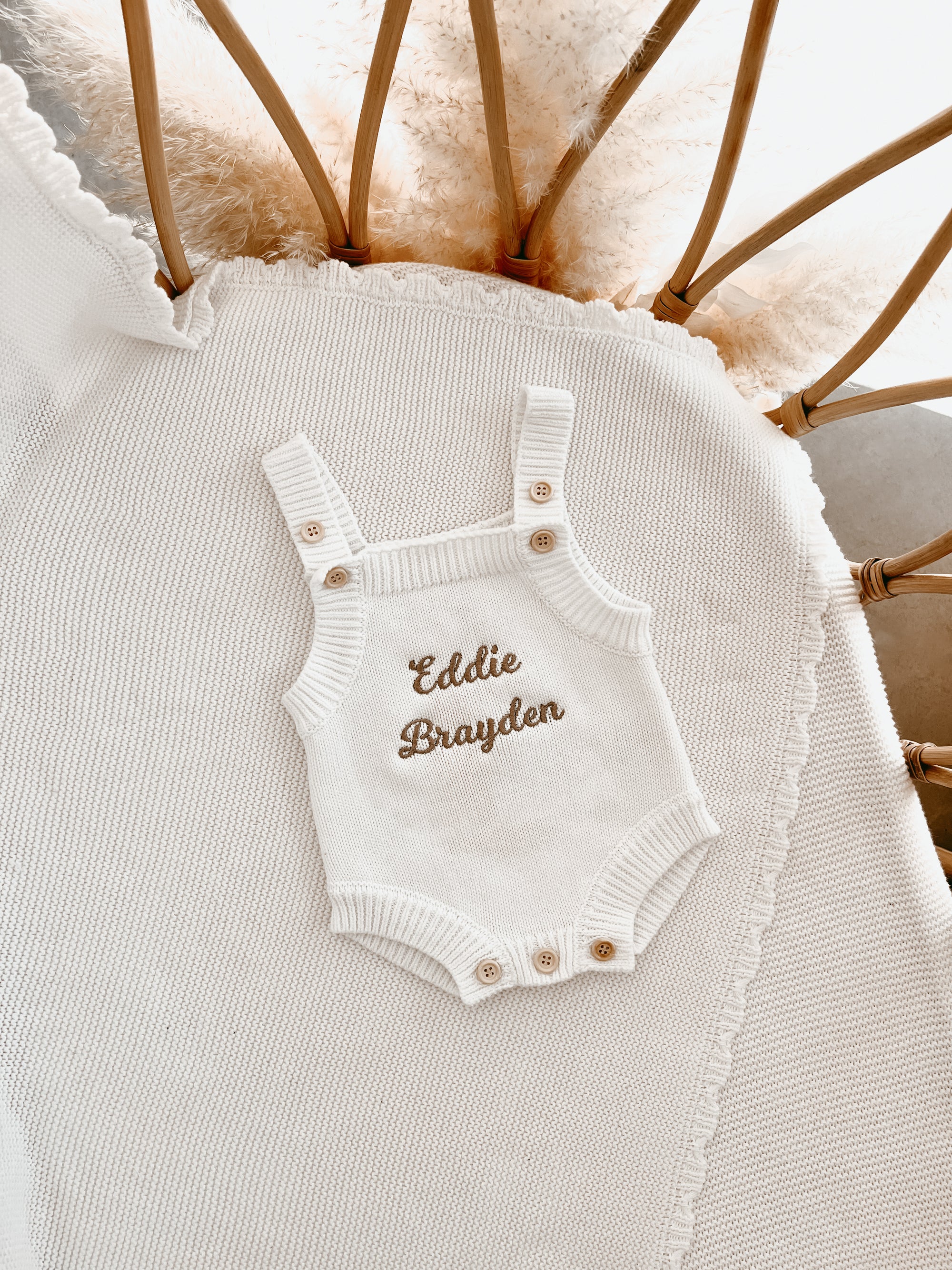 Milk Singlet Romper &amp; Beanie Bundle