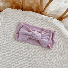 Load image into Gallery viewer, Ribbed Bamboo Topknot - Violet Purple - PRE ORDER - Est. Dispatch Date Early April