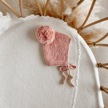 Load image into Gallery viewer, Chunky Knit Bonnet - Blush