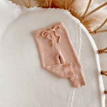 Load image into Gallery viewer, Mini Knit Pants - Pink Lemonade