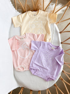 Lavender 'Mermaid Vibes' Slouch Romper