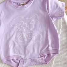 Load image into Gallery viewer, Lavender &#39;Mermaid Vibes&#39; Slouch Romper