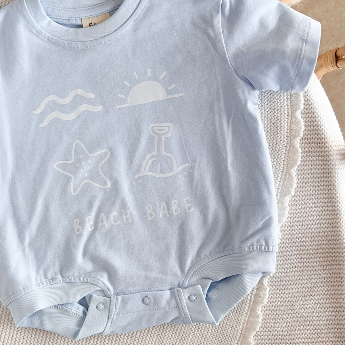 Ocean 'Beach Babe' Oversized Slouch Romper