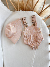 Load image into Gallery viewer, Denim Daisy Overalls - Pink - PRE ORDER - Est. Dispatch Date Early May