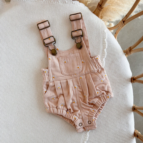 Denim Daisy Overalls - Pink - PRE ORDER - Est. Dispatch Date Early May
