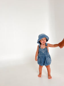 Corduroy 'Little Love Club' Bucket Hat - Blue