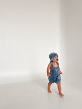 Load image into Gallery viewer, Corduroy &#39;Little Love Club&#39; Overalls - Blue