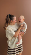 Load image into Gallery viewer, &#39;Mama&#39; Tee and Shorts Bundle - Brown Stripe