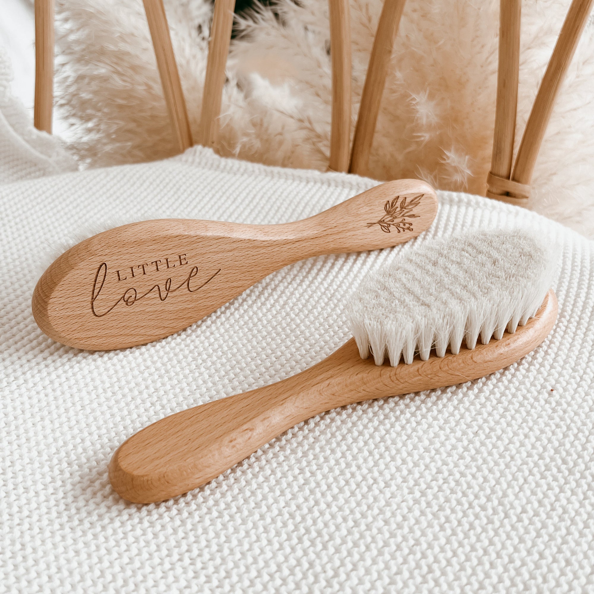 Little Love Wooden Baby Brush
