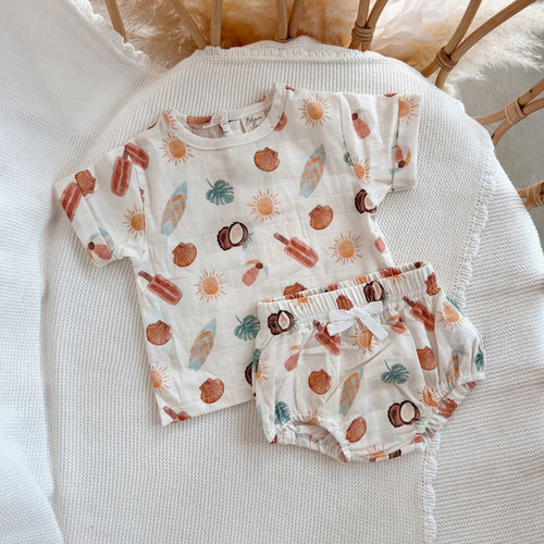 Sunny Daze Tee & Bloomer Set
