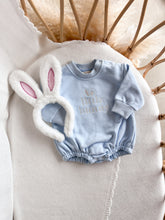 Load image into Gallery viewer, Cotton Tail Romper - Mist (Removable Tail)