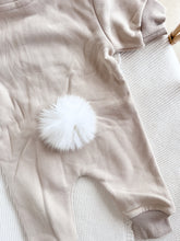 Load image into Gallery viewer, Flopsy Zip Romper - Biscuit