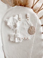Load image into Gallery viewer, Lamb Singlet Knit Romper - Milk