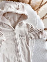 Load image into Gallery viewer, &#39;Baby Bear&#39; Hoodie Zip Romper