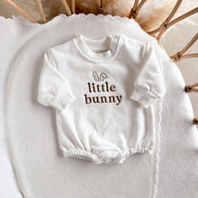 Load image into Gallery viewer, Cotton Tail Romper - Milk (Removable Tail)
