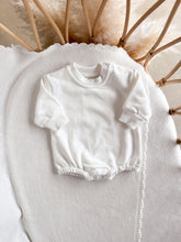 Load image into Gallery viewer, Personalised 'First Easter' Long Sleeve Bubble Romper - Milk