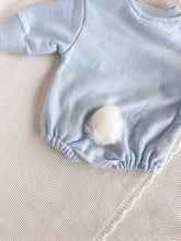 Load image into Gallery viewer, Cotton Tail Romper - Mist (Removable Tail)