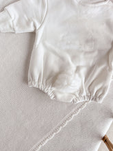 Load image into Gallery viewer, Cotton Tail Romper - Milk (Removable Tail)