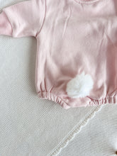 Load image into Gallery viewer, Cotton Tail Romper - Pink (Removable Tail)