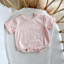 Load image into Gallery viewer, &#39;Little Bunny&#39; Slouch Romper OR Tee - Peach (NB-7Y)
