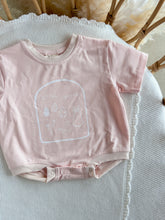 Load image into Gallery viewer, &#39;Little Bunny&#39; Slouch Romper OR Tee - Peach (NB-7Y)
