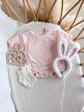 Load image into Gallery viewer, &#39;Little Bunny&#39; Slouch Romper OR Tee - Peach (NB-7Y)