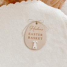 Load image into Gallery viewer, Personalised Easter Basket Tag (Bunny)