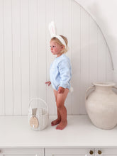 Load image into Gallery viewer, Cotton Tail Romper - Mist (Removable Tail)