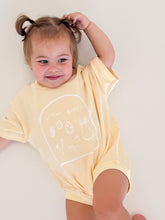 Load image into Gallery viewer, &#39;Little Bunny&#39; Slouch Romper OR Tee - Yellow (NB-7Y)
