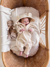Load image into Gallery viewer, &#39;Baby Bear&#39; Hoodie Zip Romper