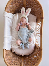 Load image into Gallery viewer, &#39;My First Easter&#39; Singlet Knit Romper - Powder Blue