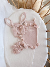 Load image into Gallery viewer, &#39;My First Easter&#39; Singlet Knit Frill Romper - Pink Lemonade