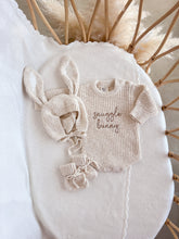 Load image into Gallery viewer, Bunny Ear Knit Bonnet - Honey