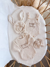 Load image into Gallery viewer, Bunny Ear Knit Bonnet - Honey